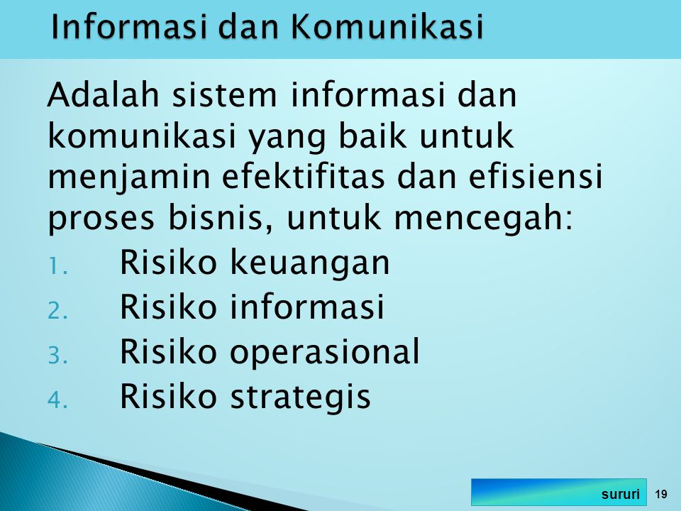 Informasi dan Komunikasi