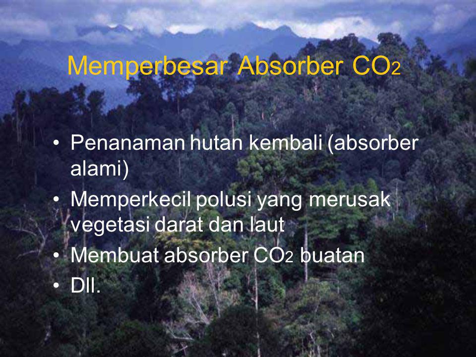 Memperbesar Absorber CO2