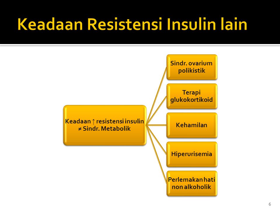 Keadaan Resistensi Insulin lain