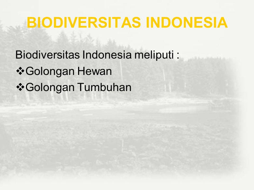BIODIVERSITAS INDONESIA