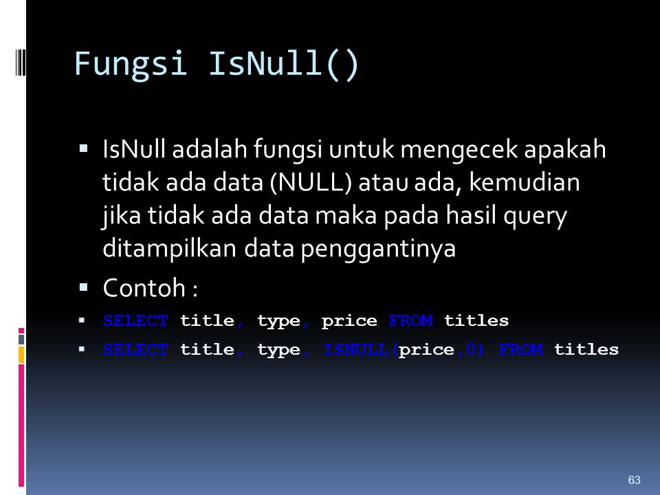 MYSQL ISNULL примеры. ISNULL В MS SQL. ISNULL() js. Data null.