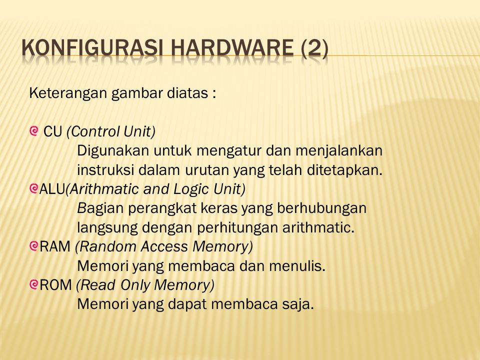 Konfigurasi hardware (2)