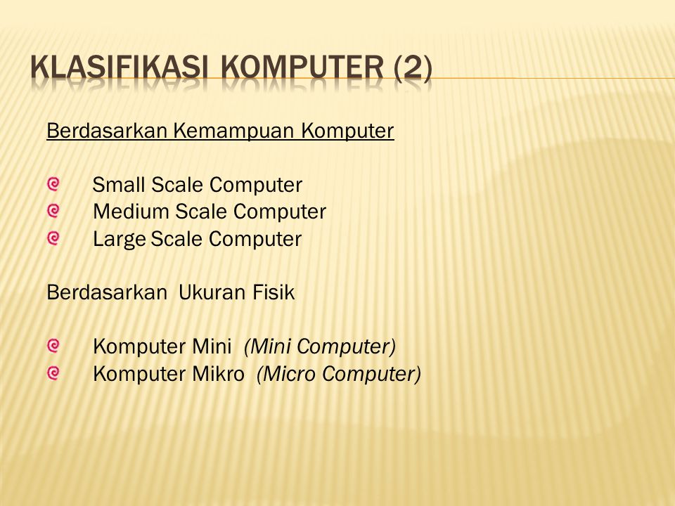 Klasifikasi komputer (2)