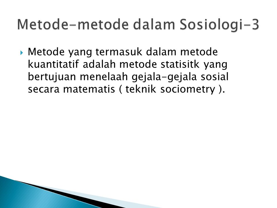 Metode-metode dalam Sosiologi-3