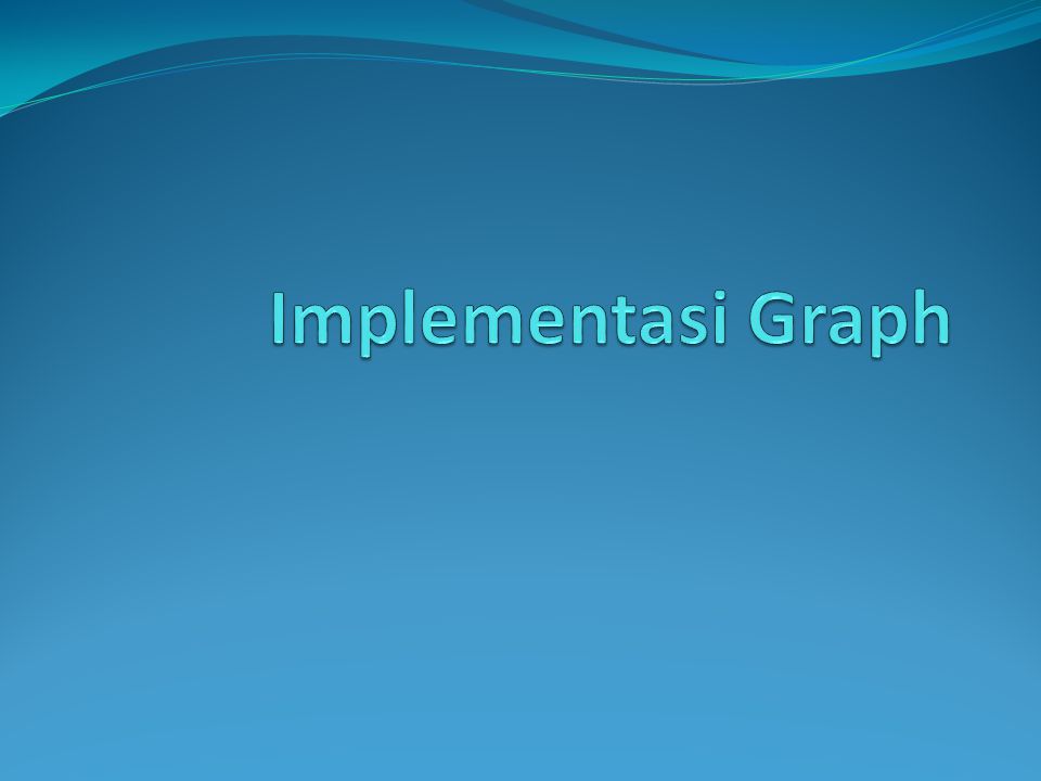 Implementasi Graph