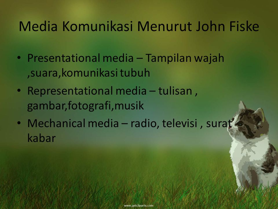 Media Komunikasi Menurut John Fiske