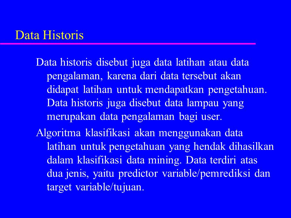 Data Historis