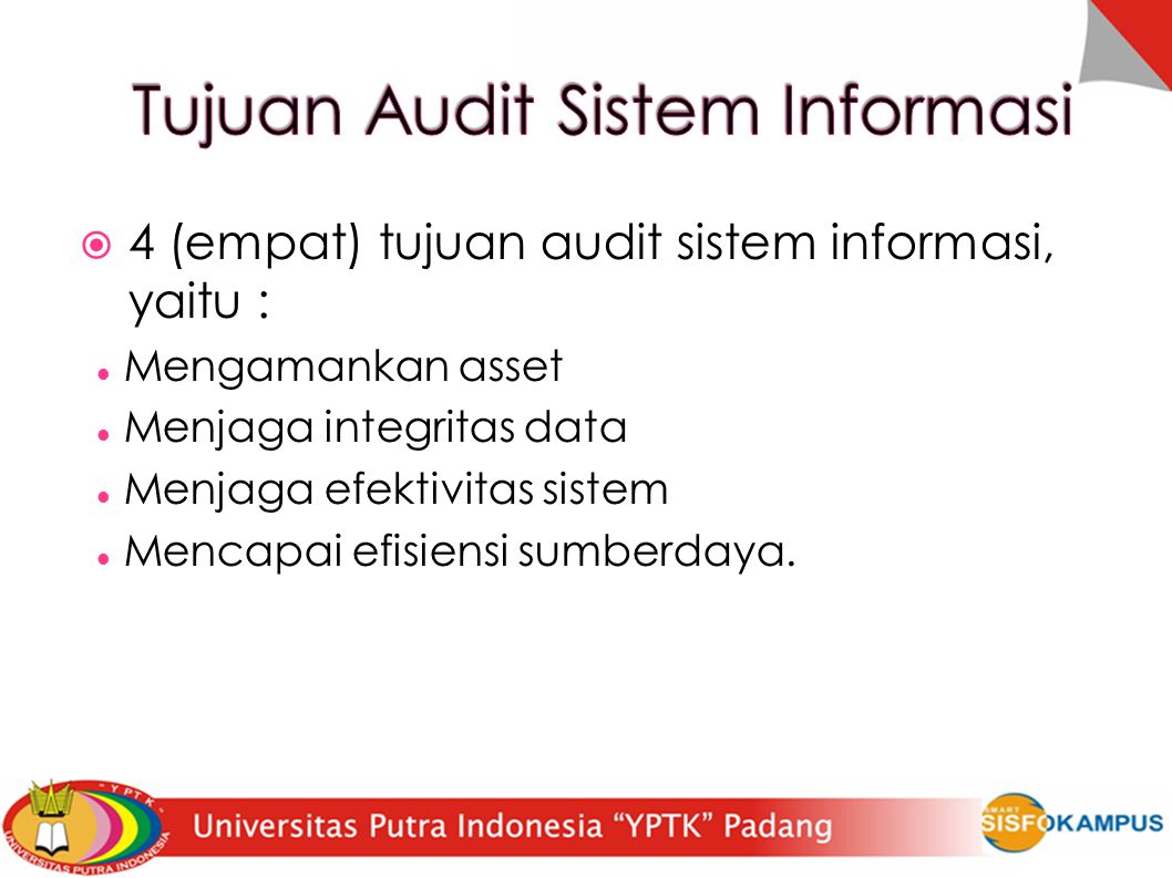 Tujuan Audit Sistem Informasi