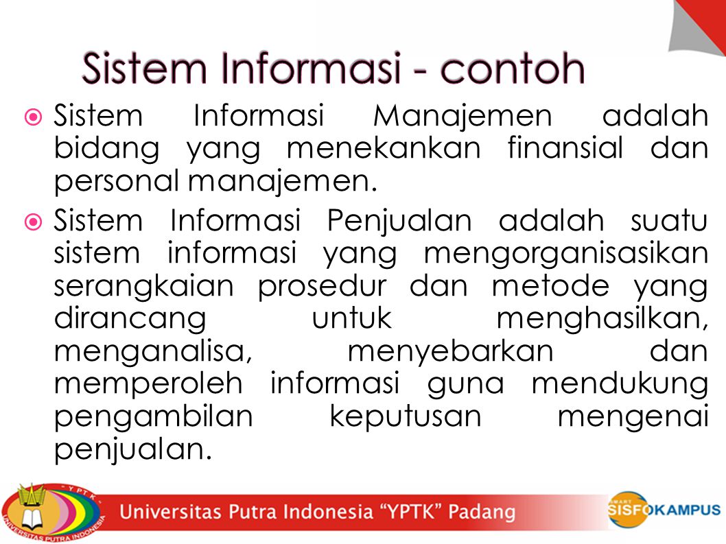 Sistem Informasi - contoh