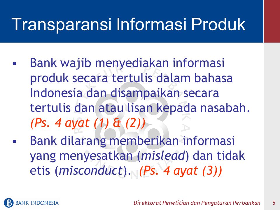 Transparansi Informasi Produk