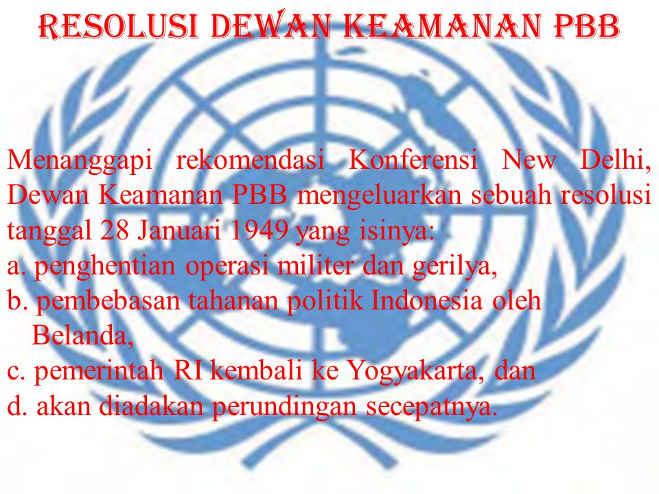 Resolusi dewan keamanan PBB