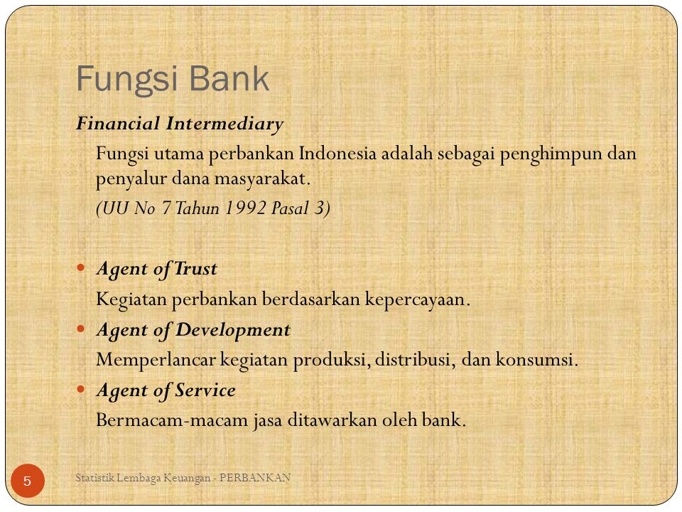 Fungsi Bank Financial Intermediary