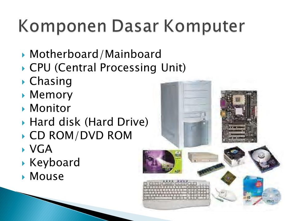 Komponen Dasar Komputer