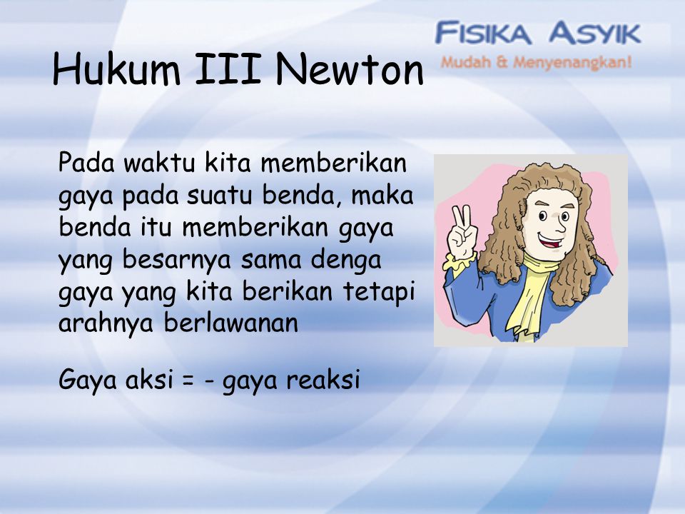 Hukum III Newton