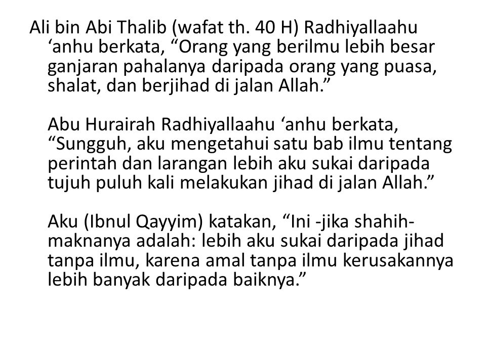 Ali bin Abi Thalib (wafat th
