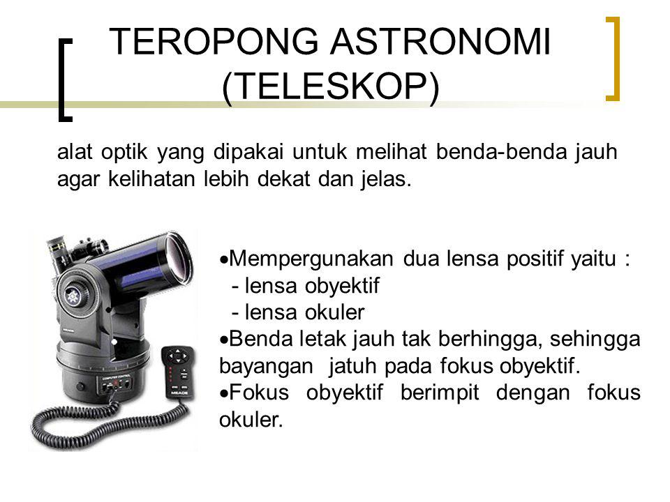 TEROPONG ASTRONOMI (TELESKOP)