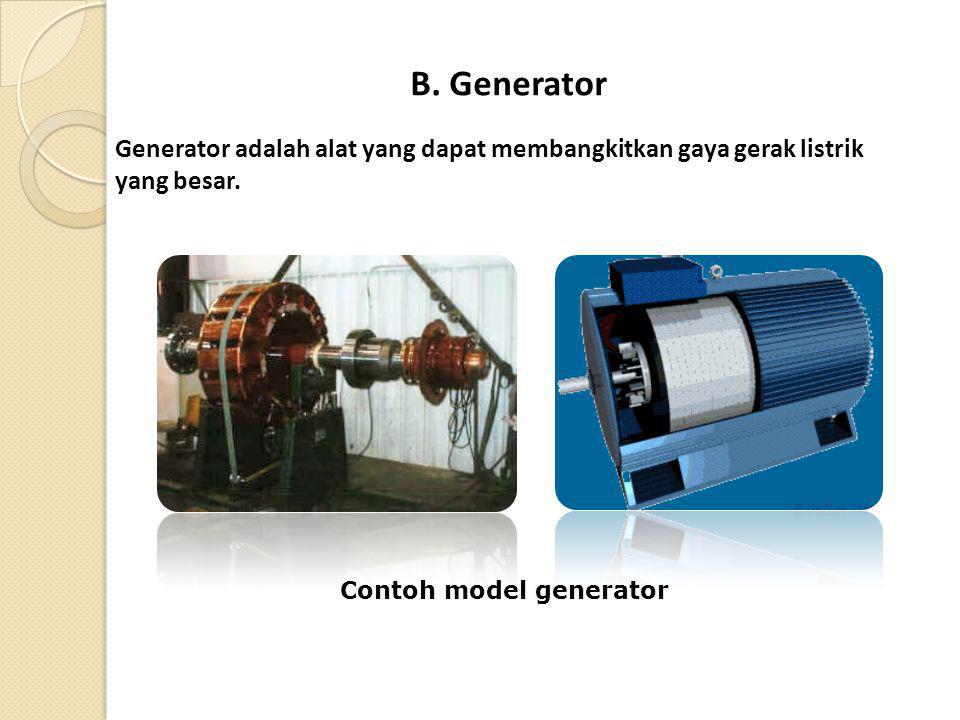 Contoh model generator