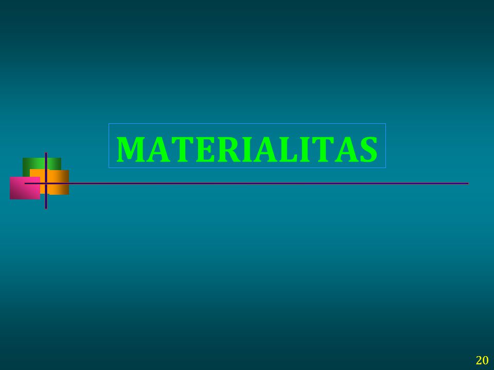 MATERIALITAS 20