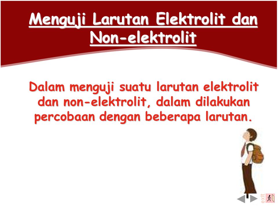 Menguji Larutan Elektrolit dan Non-elektrolit