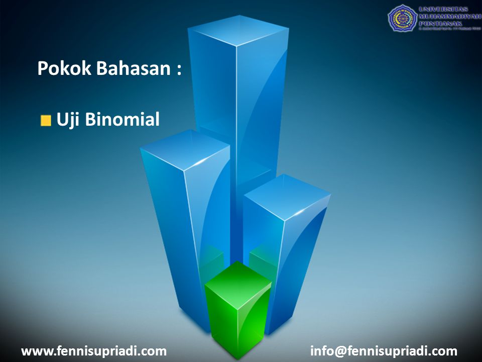 Pokok Bahasan : Uji Binomial