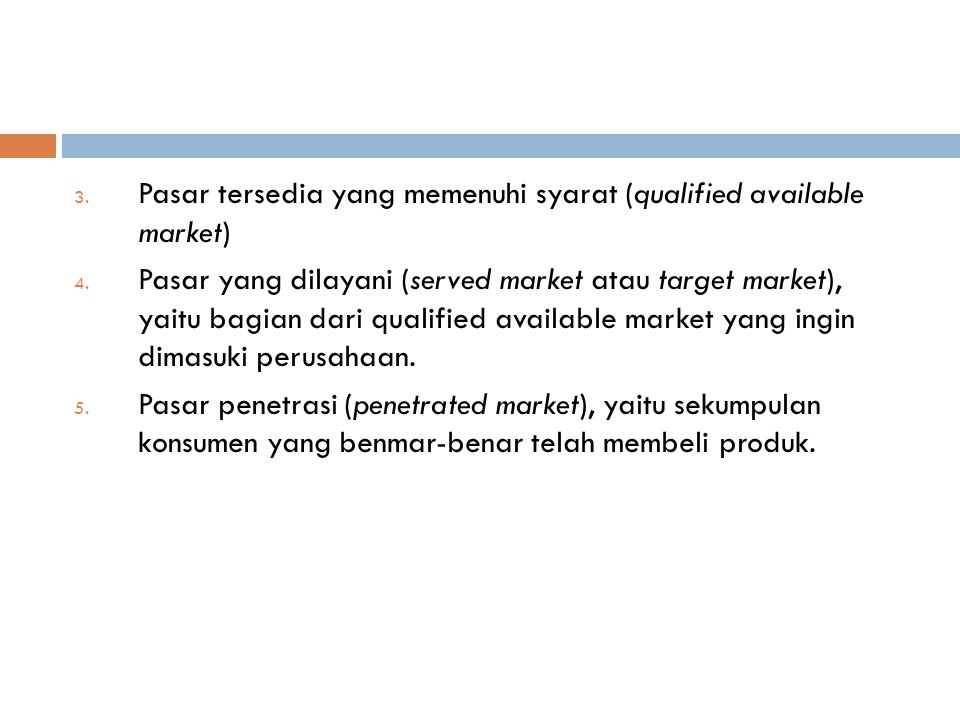 Pasar tersedia yang memenuhi syarat (qualified available market)
