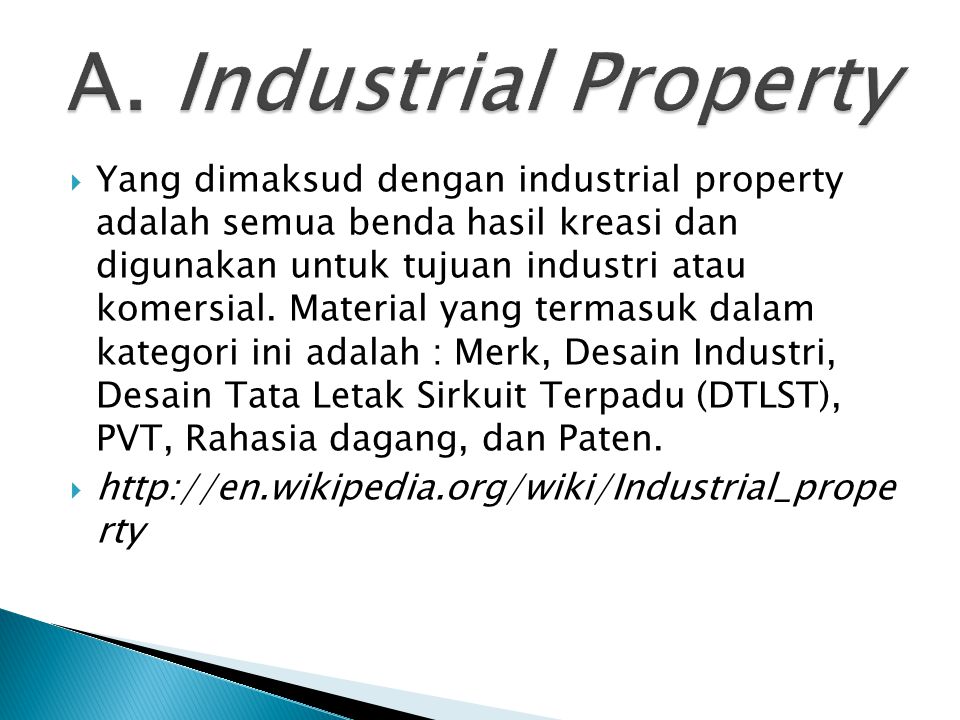 A. Industrial Property