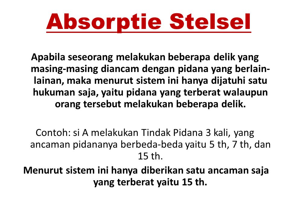 Absorptie Stelsel