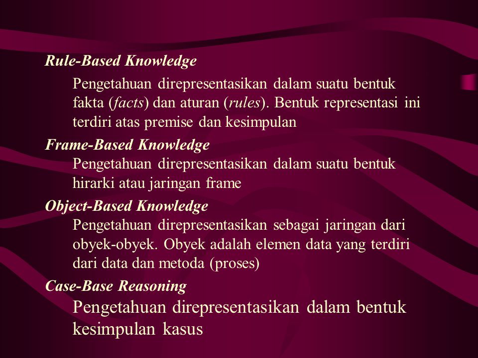 Rule-Based Knowledge