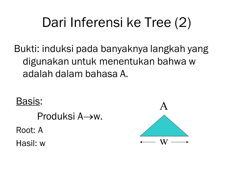 Dari Inferensi ke Tree (2)