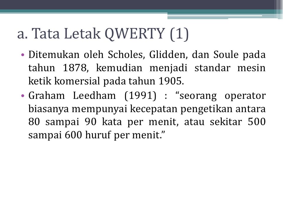 a. Tata Letak QWERTY (1)