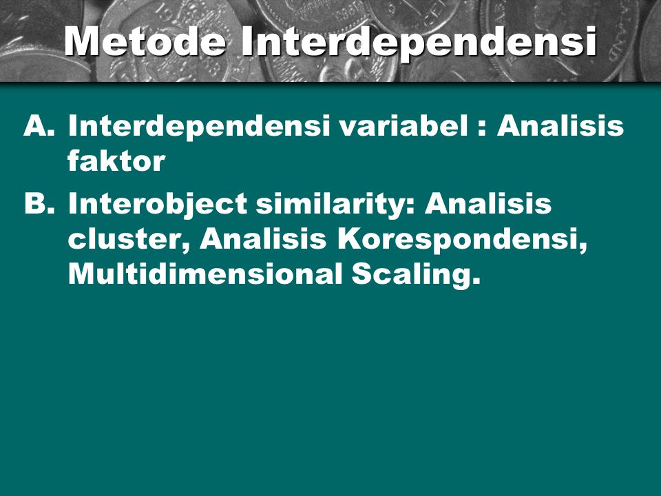 Metode Interdependensi
