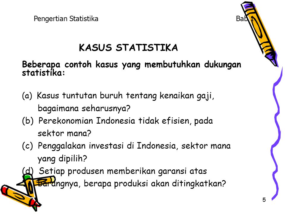 Pengertian Statistika Bab 1