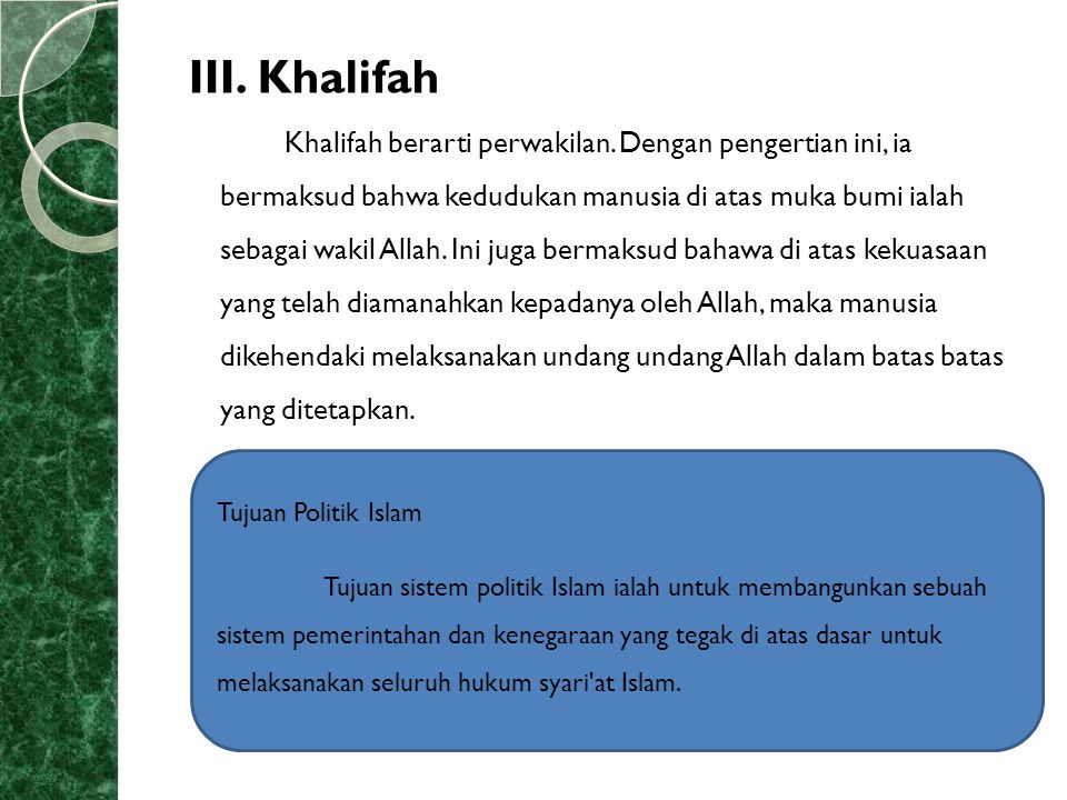 III. Khalifah