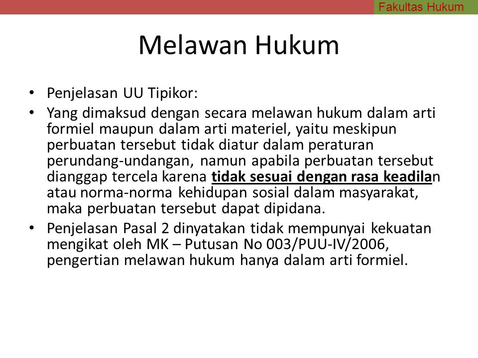 Penjelasan Tentang Tindak Pidana Korupsi | My Skripsi