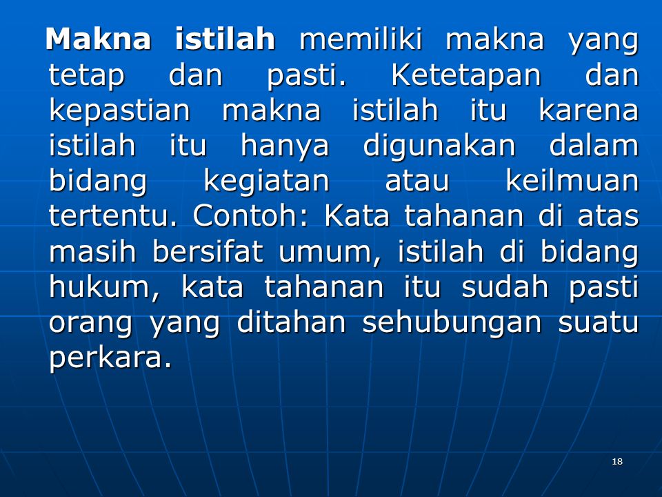 Contoh Makna Kata Dan Makna Istilah Berbagai Contoh 1752