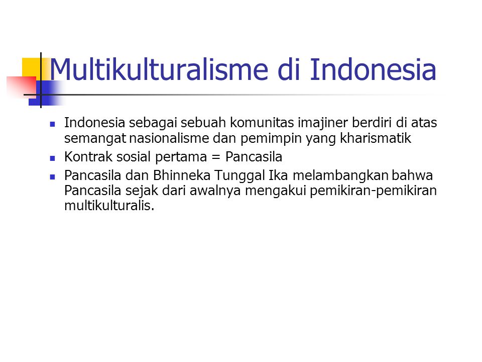Multikulturalisme di Indonesia