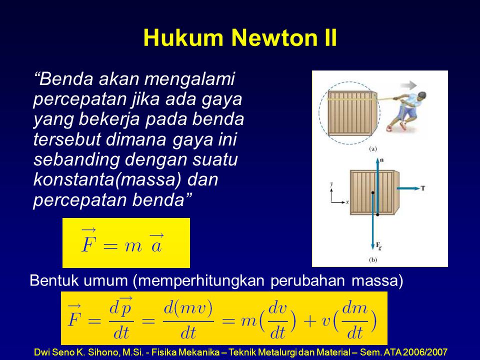 Hukum Newton II