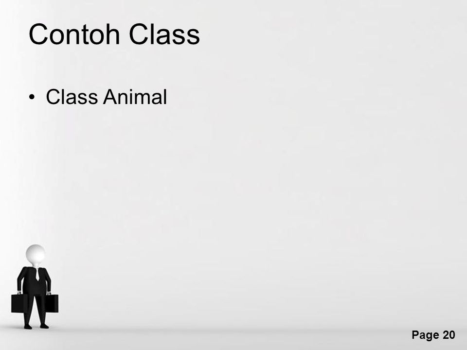 Contoh Class Class Animal