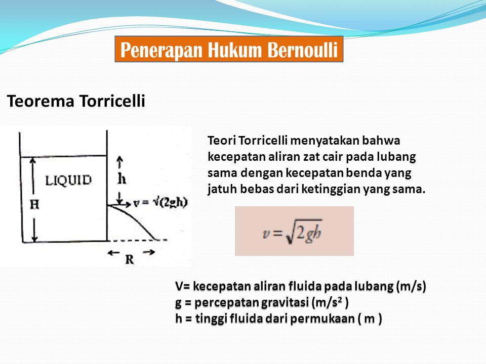 Teorema Torricelli