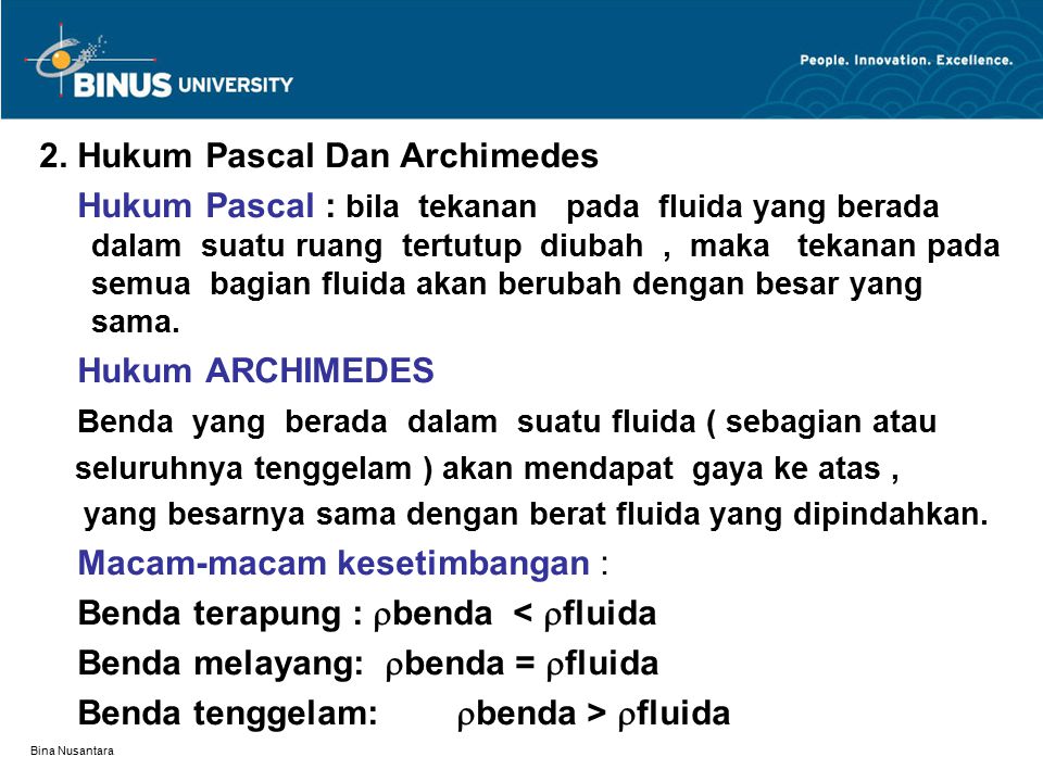 2. Hukum Pascal Dan Archimedes
