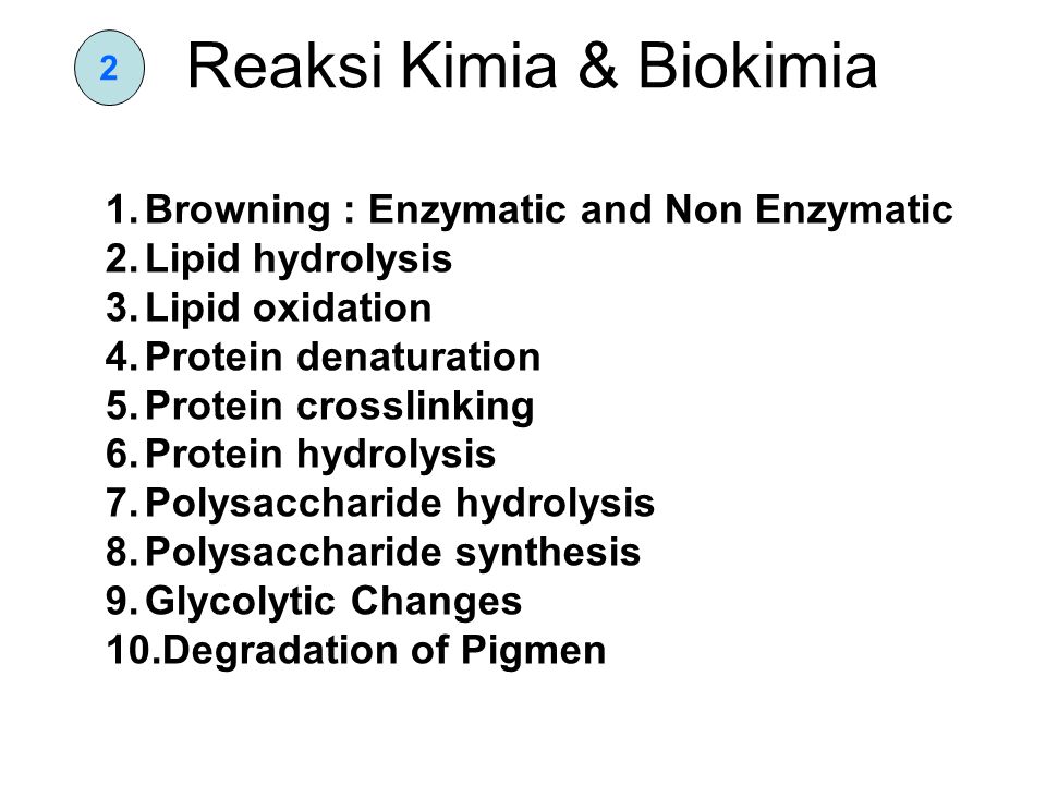 Reaksi Kimia & Biokimia