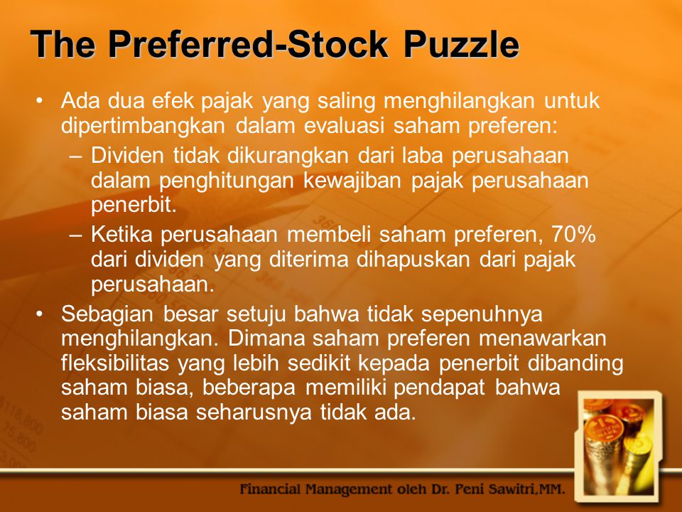The Preferred-Stock Puzzle