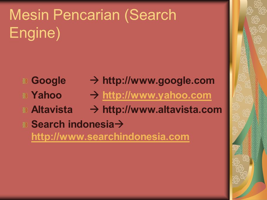 Mesin Pencarian (Search Engine)