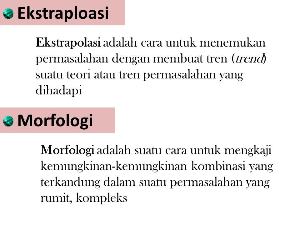 Ekstraploasi Morfologi
