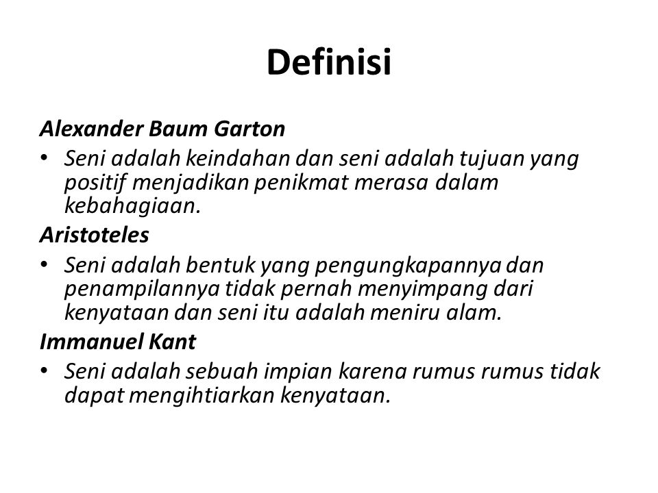 Definisi Alexander Baum Garton