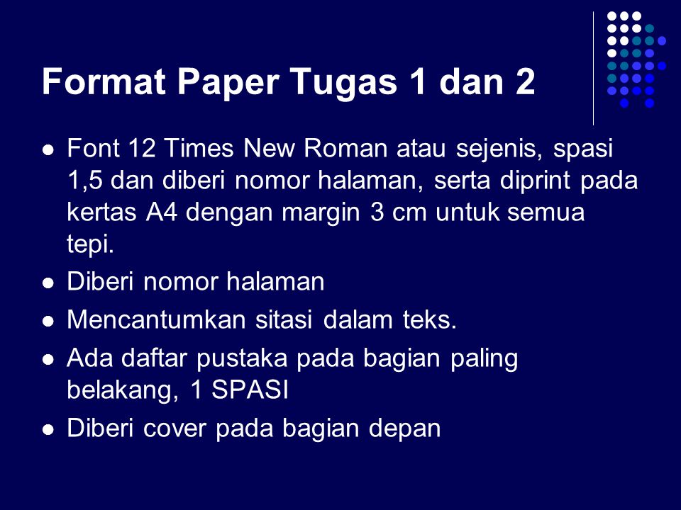 Format Paper Tugas 1 dan 2