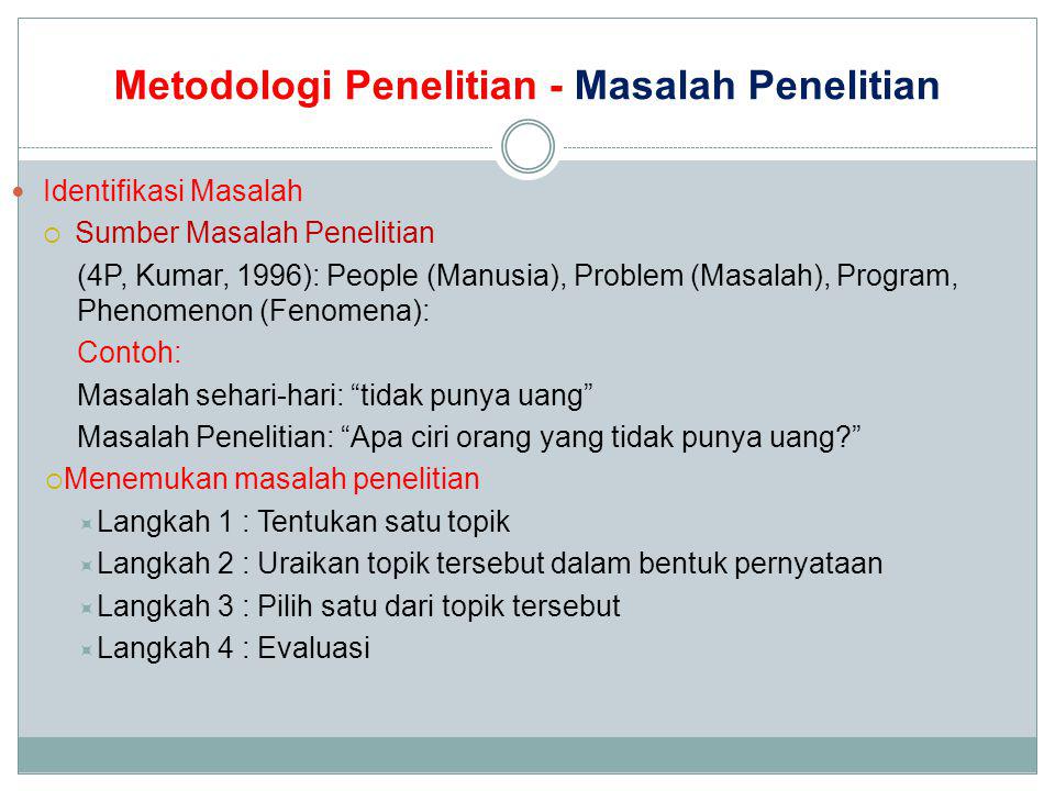 Bahasa Indonesia Metodologi Penelitian Teknik Penulisan Ilmiah Ppt Download