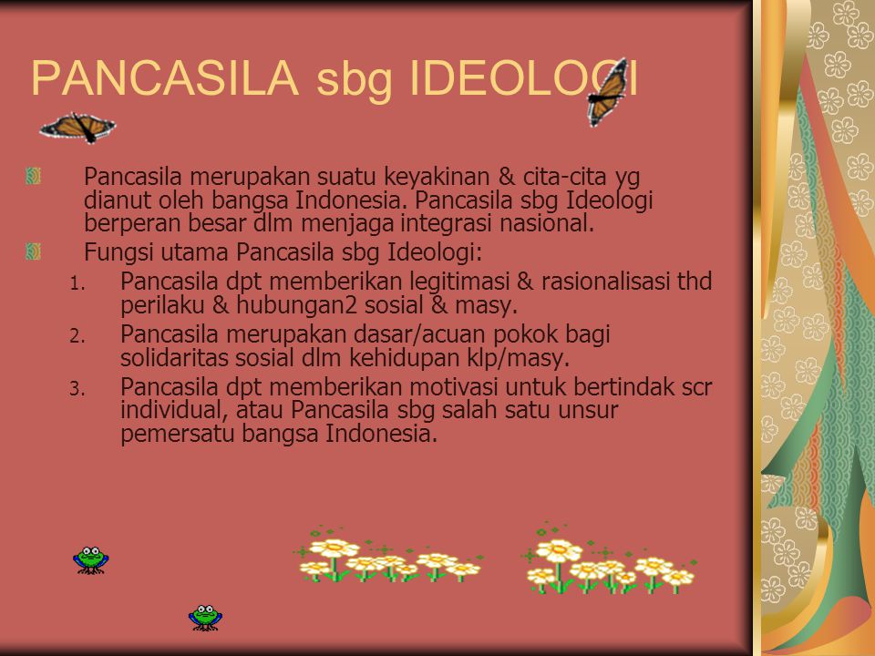 PANCASILA sbg IDEOLOGI