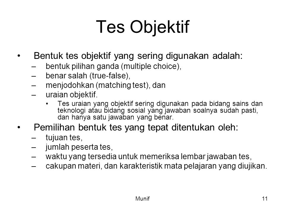 Cara Menelaah Kualitas Soal Tes Bentuk Objektif Dan Subjektif | Materi Soal