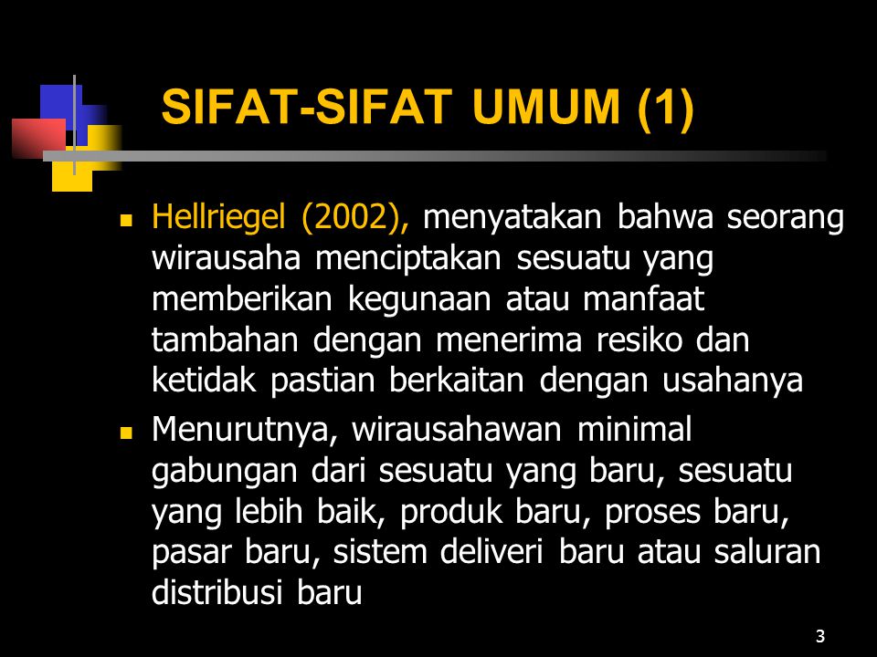 SIFAT-SIFAT UMUM (1)